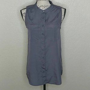 J. Crew Factory Top Gray Size 2 - fc49